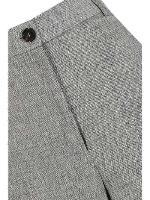 Bermuda fiammati Angera in misto cotone e lino con piega stirata PINKO | 106920 A3ASZZ2